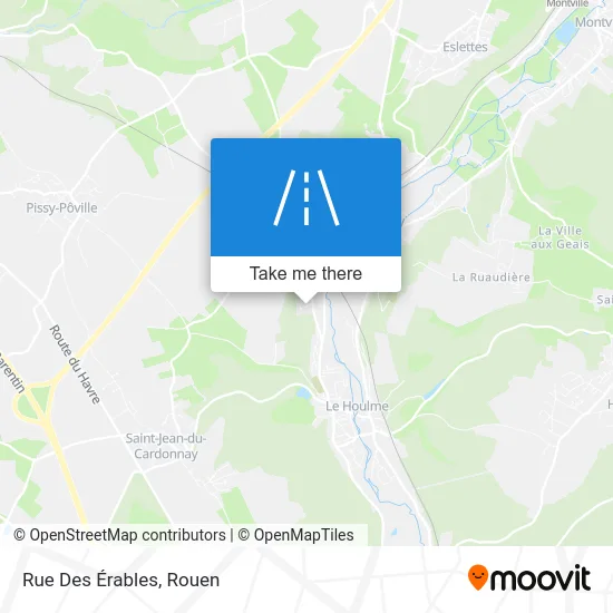 Rue Des Érables map