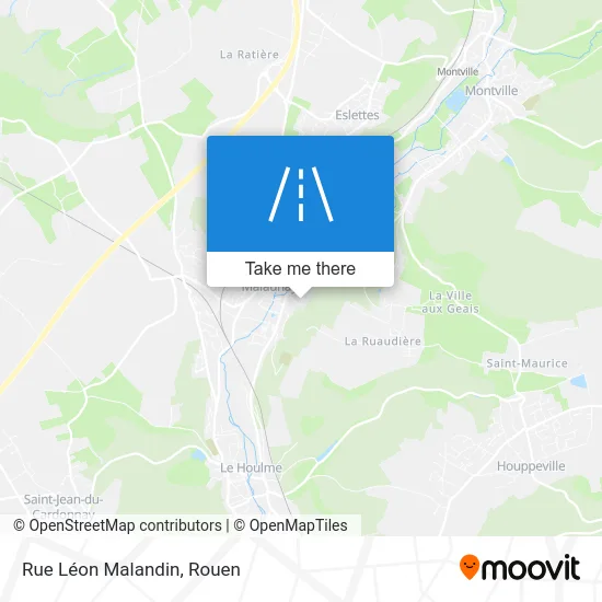 Rue Léon Malandin map
