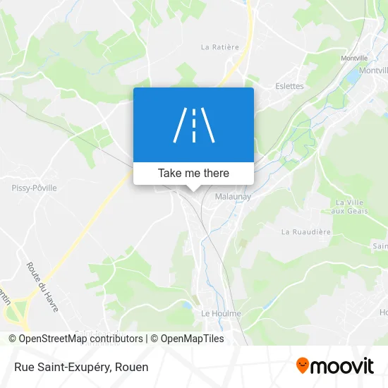 Rue Saint-Exupéry map