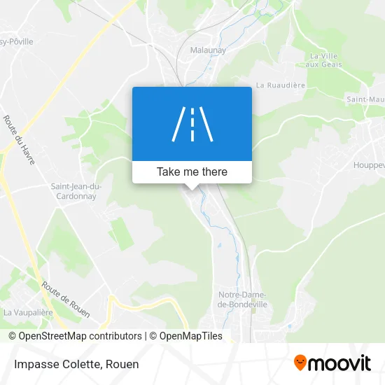 Impasse Colette map