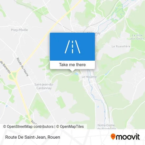 Route De Saint-Jean map