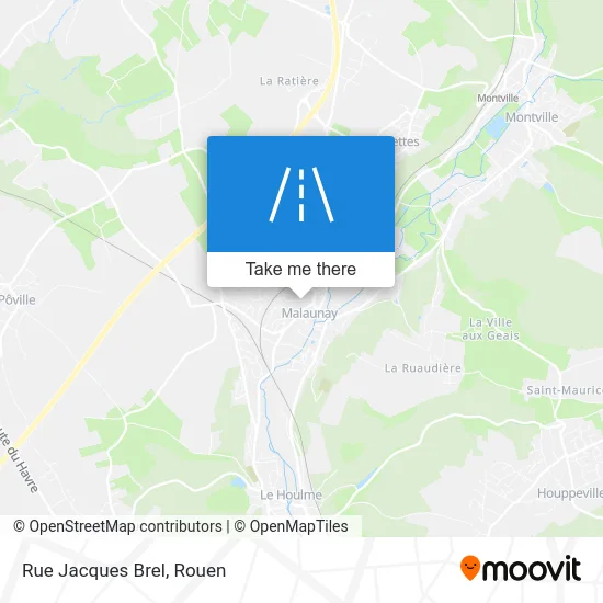 Rue Jacques Brel map