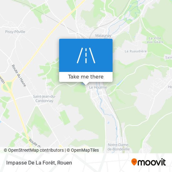 Mapa Impasse De La Forêt