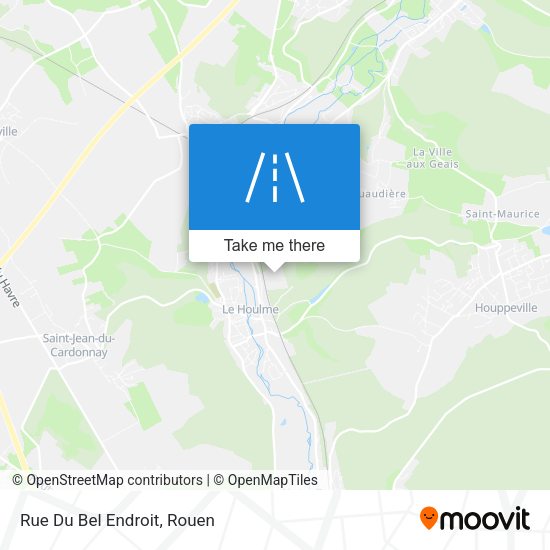 Rue Du Bel Endroit map