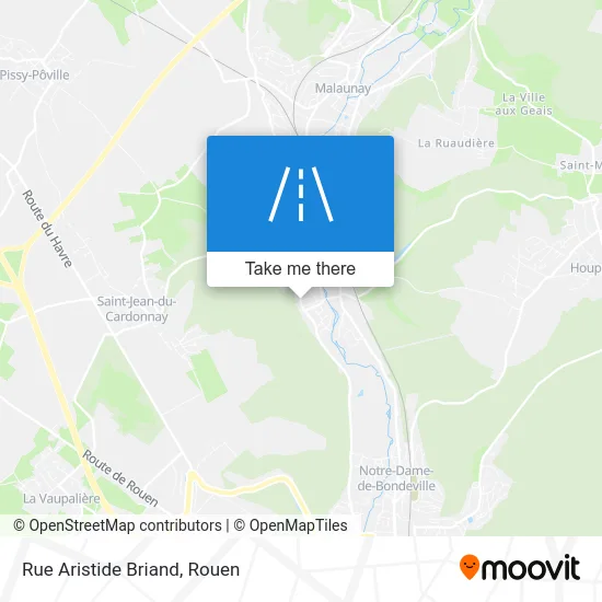 Rue Aristide Briand map