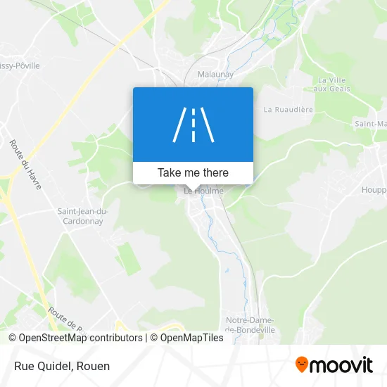 Rue Quidel map
