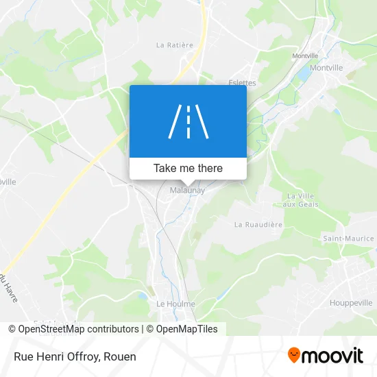 Rue Henri Offroy map