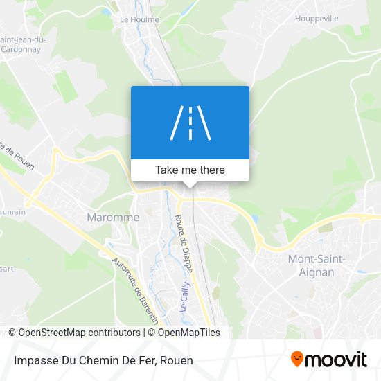 Impasse Du Chemin De Fer map
