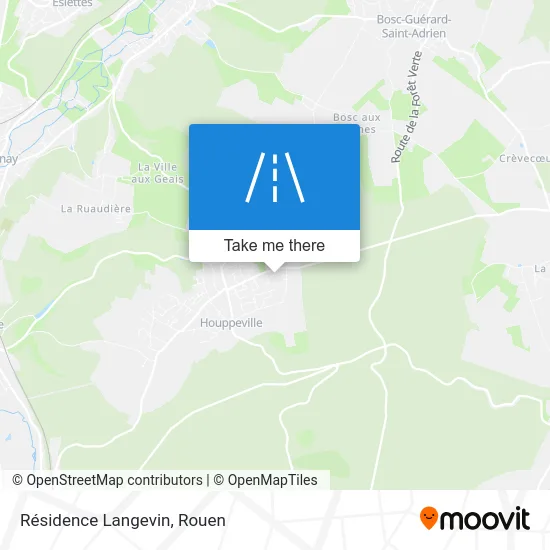 Résidence Langevin map