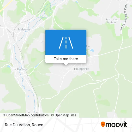Rue Du Vallon map