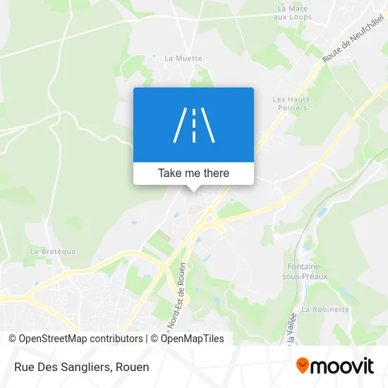 Rue Des Sangliers map