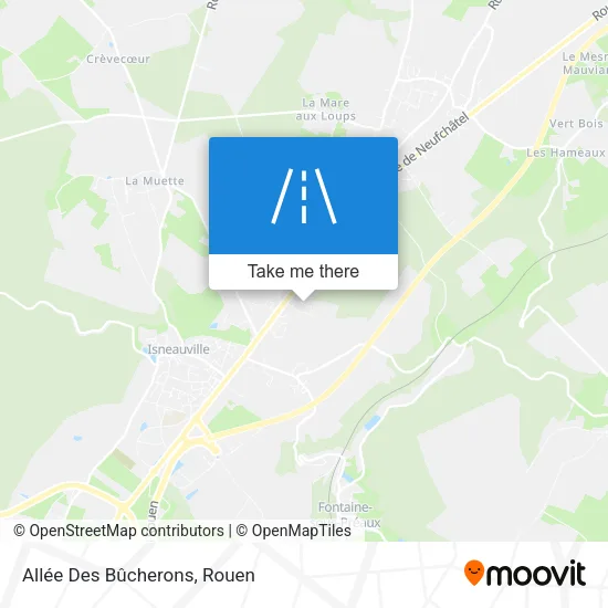 Allée Des Bûcherons map