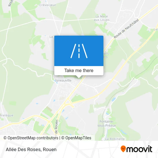 Allée Des Roses map