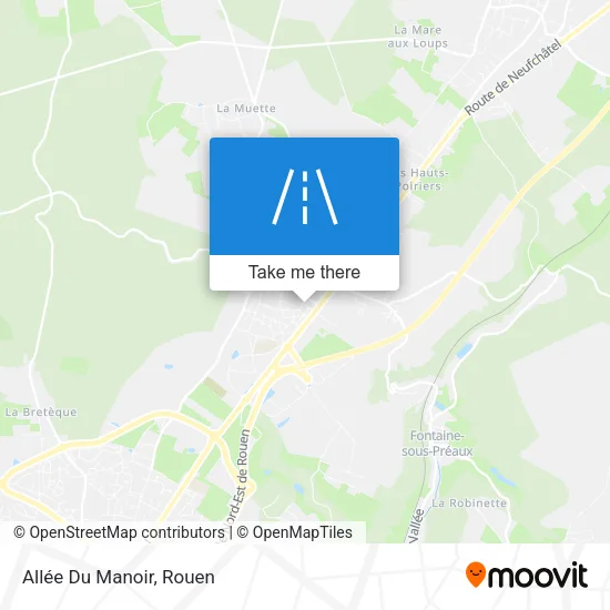 Allée Du Manoir map