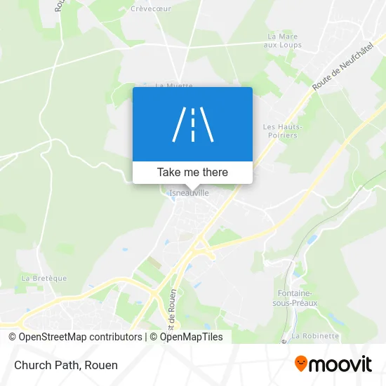 Sentier De L'Église map