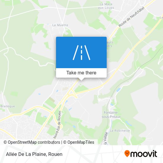 Allée De La Plaine map