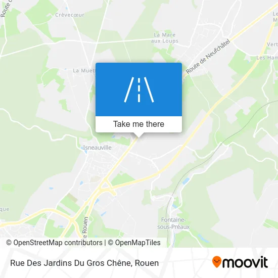 Rue Des Jardins Du Gros Chêne map