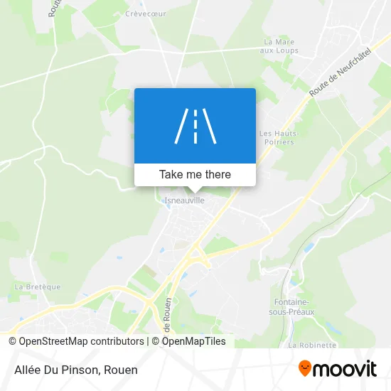 Allée Du Pinson map