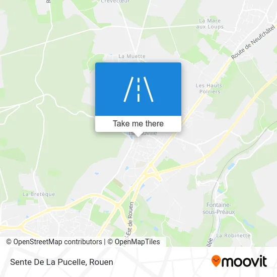 Sente De La Pucelle map