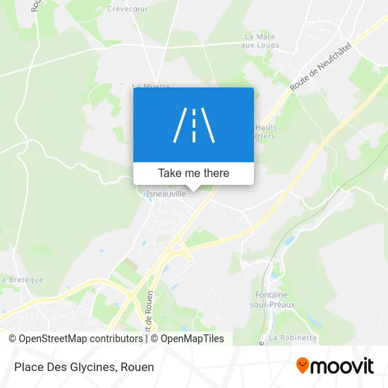 Place Des Glycines map