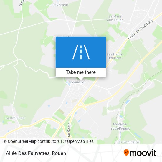 Allée Des Fauvettes map