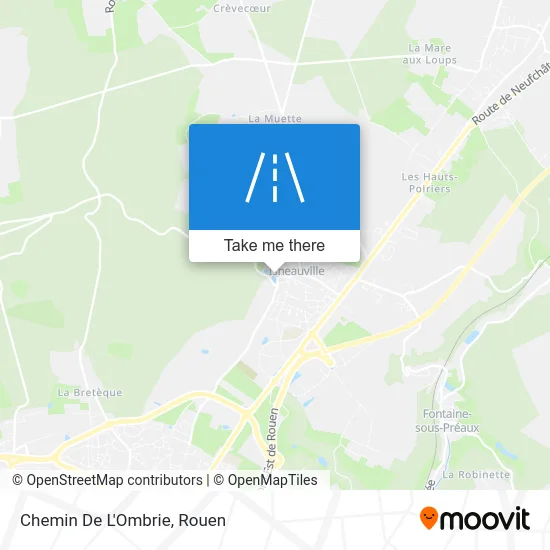 Chemin De L'Ombrie map