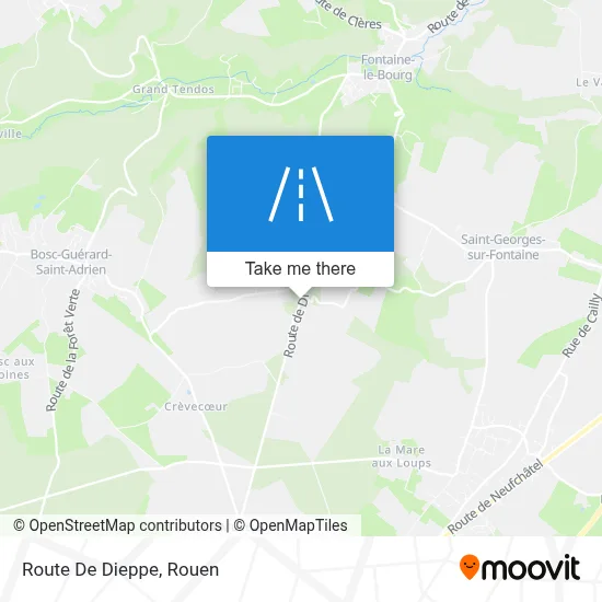 Route De Dieppe map