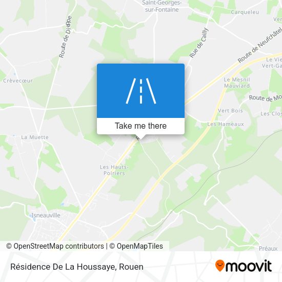 Résidence De La Houssaye map