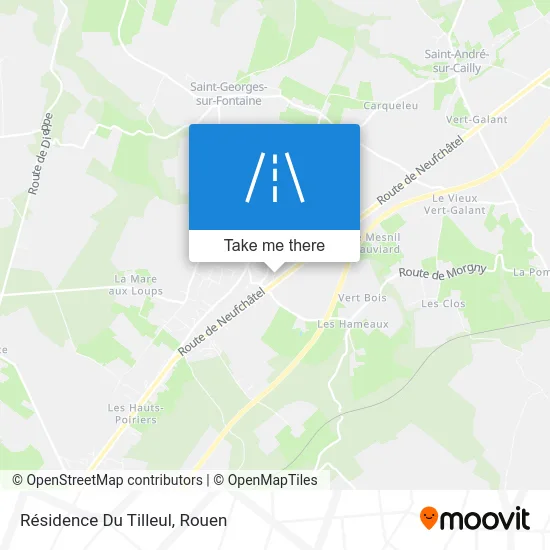 Résidence Du Tilleul map