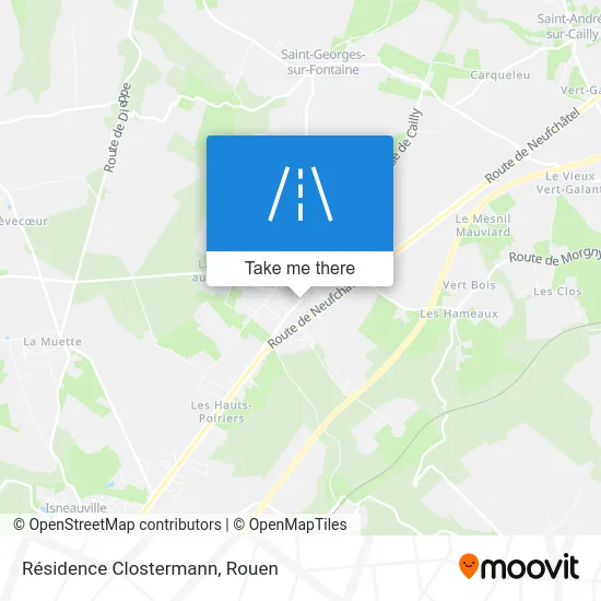 Résidence Clostermann map