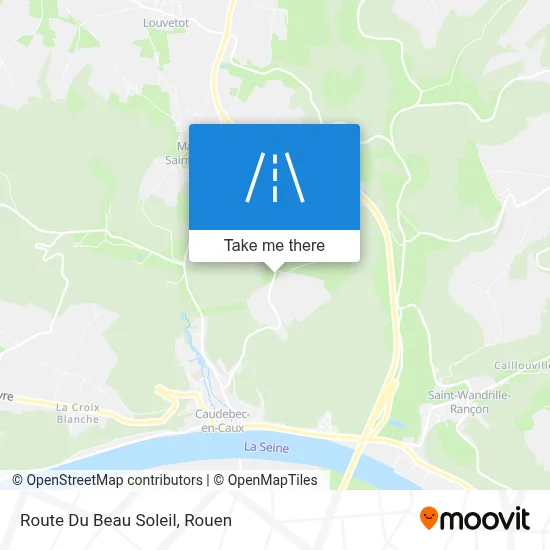 Route Du Beau Soleil map