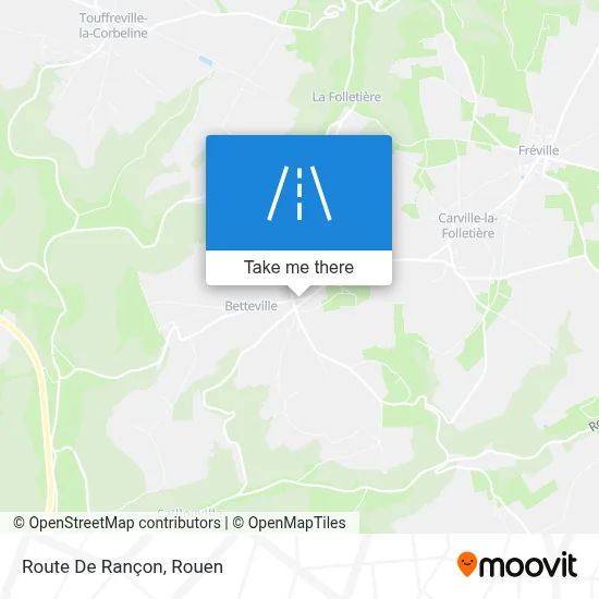 Route De Rançon map