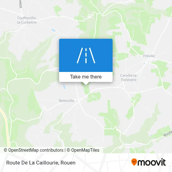 Route De La Caillourie map