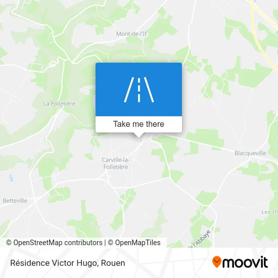 Résidence Victor Hugo map