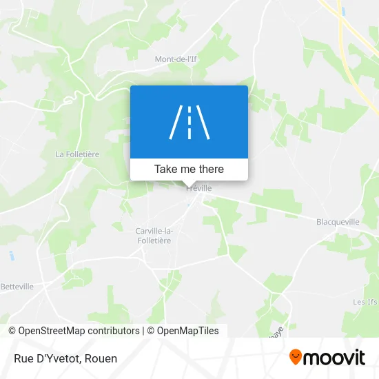 Rue D'Yvetot map
