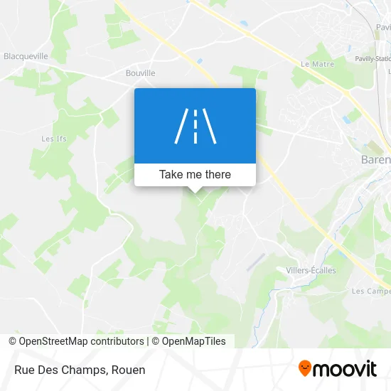 Rue Des Champs map