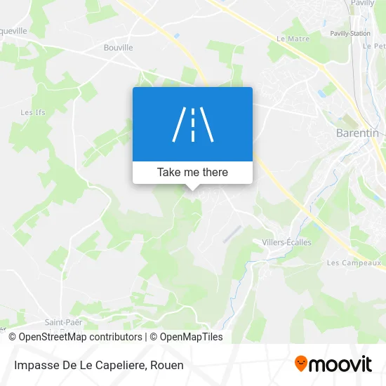 Impasse De Le Capeliere map