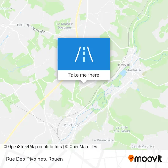 Rue Des Pivoines map