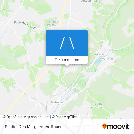 Sentier Des Marguerites map