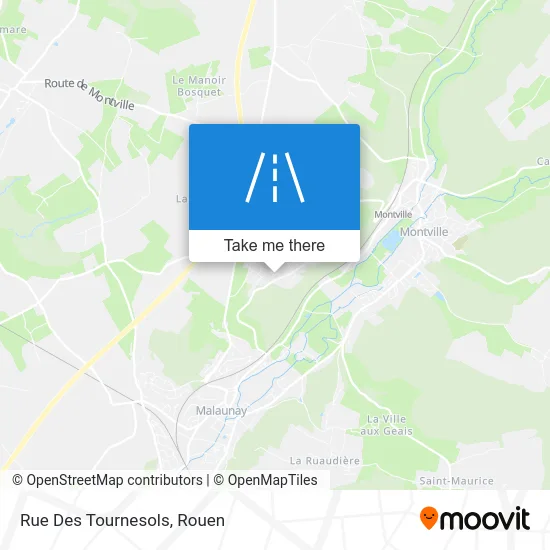 Rue Des Tournesols map