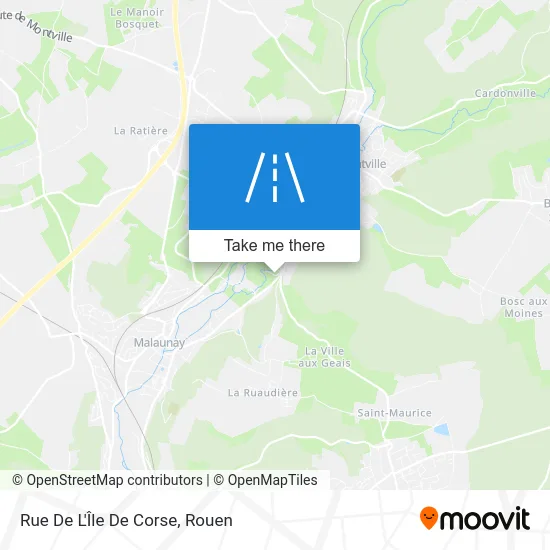 Rue De L'Île De Corse map