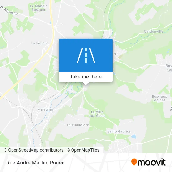 Rue André Martin map