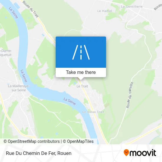 Rue Du Chemin De Fer map