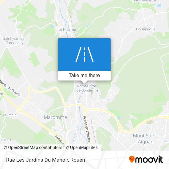 Rue Les Jardins Du Manoir map