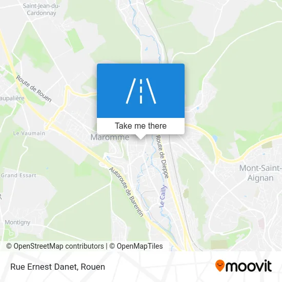 Rue Ernest Danet map