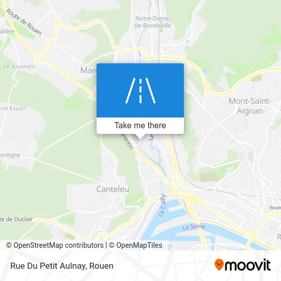 Rue Du Petit Aulnay map