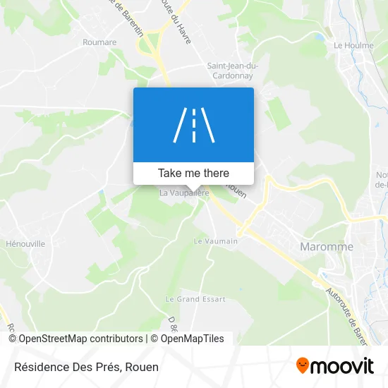 Résidence Des Prés map