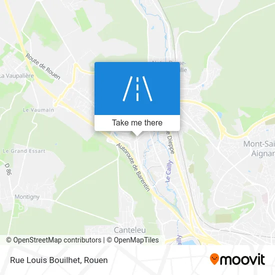 Rue Louis Bouilhet map