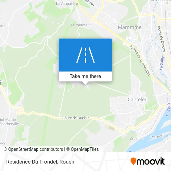 Résidence Du Frondel map