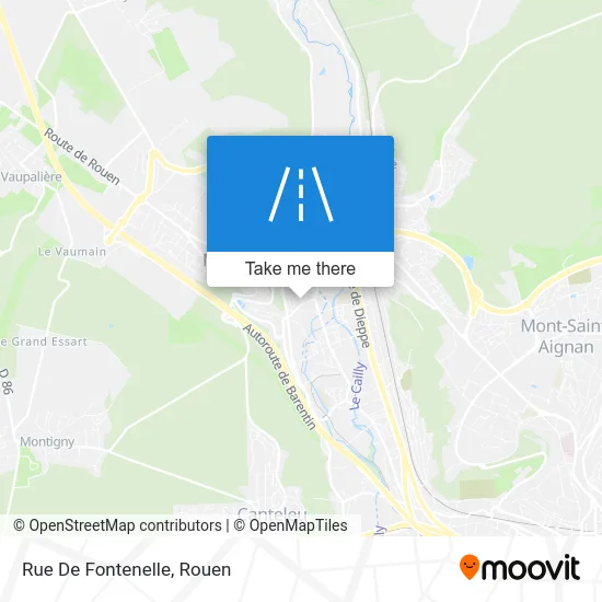 Rue De Fontenelle map